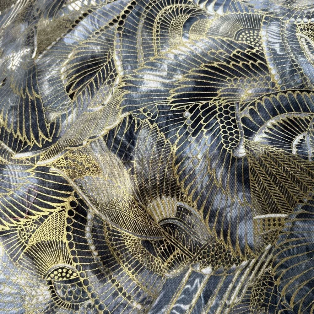 Robert Kaufman Treasures of Alexandria Wings Cotton Quilting Fabric 1.1 Yd